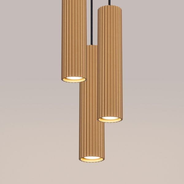 Pendant Lamp Karbon 3p Gold - Image 5