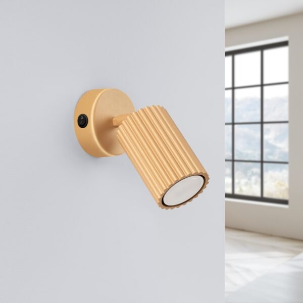 Wall Lamp Karbon Gold With a Switch - Image 2