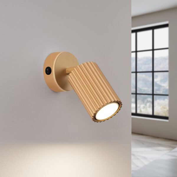 Wall Lamp Karbon Gold With a Switch - Image 3