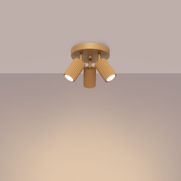 Ceiling Lamp Karbon 3p Gold - Image 3