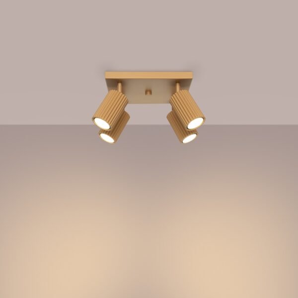 Ceiling Lamp Karbon 4 Gold - Image 3