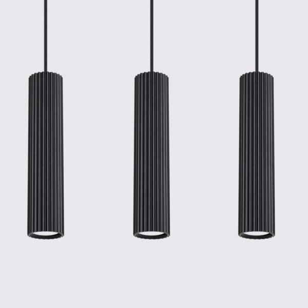 Pendant Lamp Karbon 3l Black - Image 4