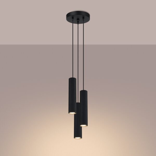 Pendant Lamp Karbon 3p Black - Image 3