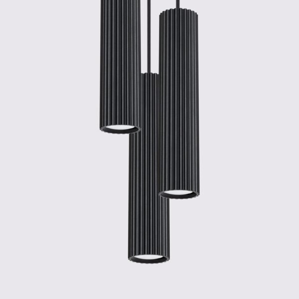 Pendant Lamp Karbon 3p Black - Image 4