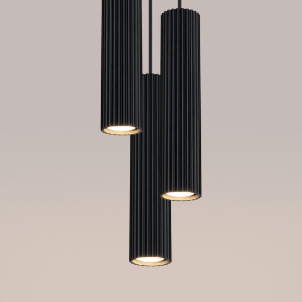 Pendant Lamp Karbon 3p Black - Image 5