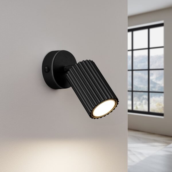 Wall Lamp Karbon Black With a Switch - Image 3
