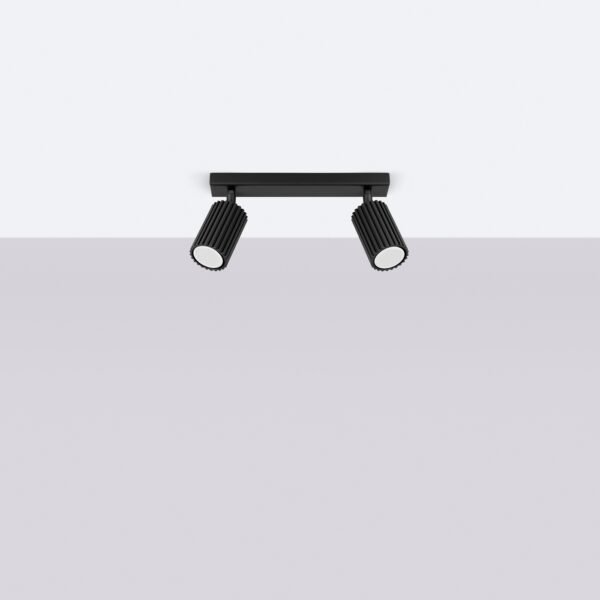 Ceiling Lamp Karbon 2 Black - Image 2