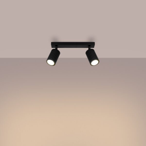 Ceiling Lamp Karbon 2 Black - Image 3