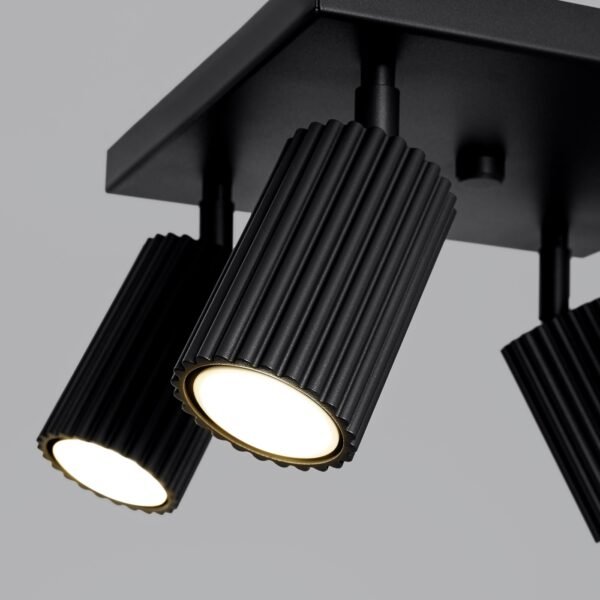 Ceiling Lamp Karbon 4 Black - Image 5