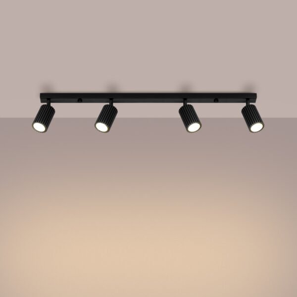 Ceiling Lamp Karbon 4l Black - Image 3
