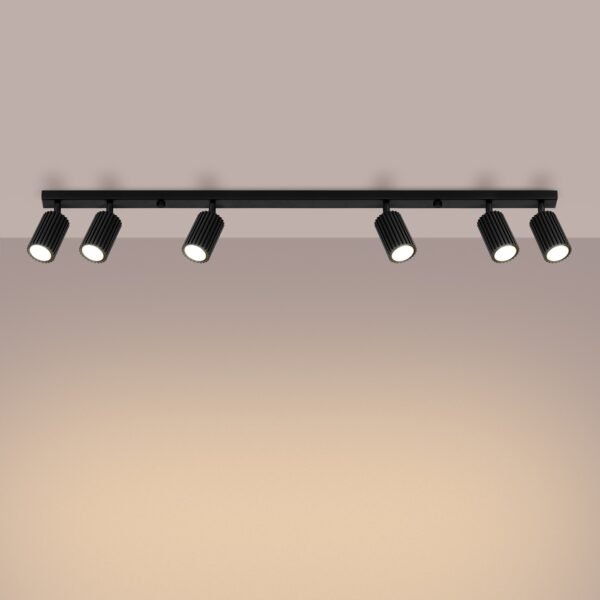 Ceiling Lamp Karbon 6l Black - Image 3