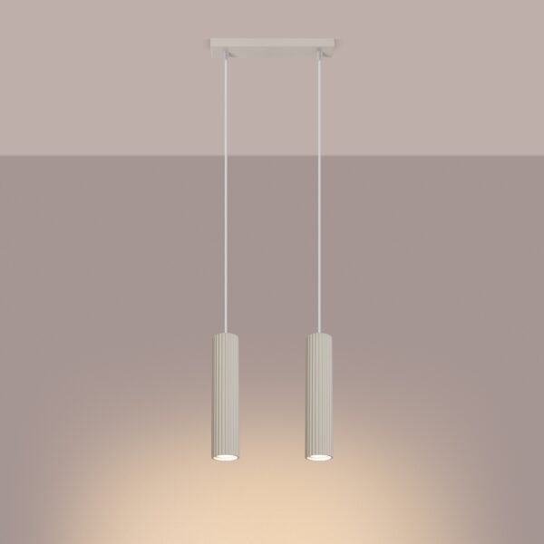 Pendant Lamp Karbon 2 Beige - Image 3