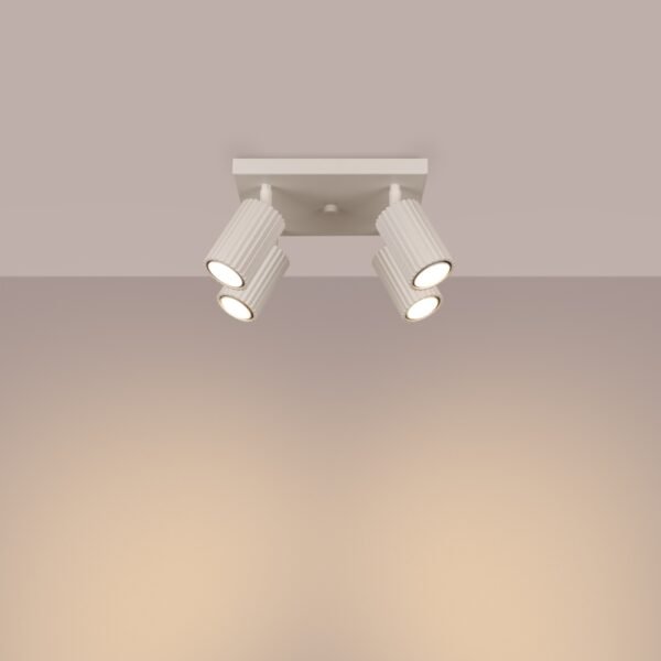 Pendant Lamp Karbon 3p Beige - Image 3