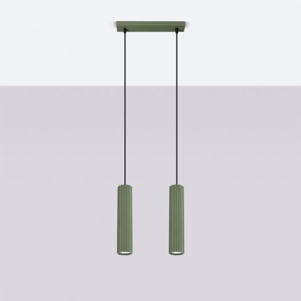 Pendant Lamp Karbon 3p Beige - Image 2