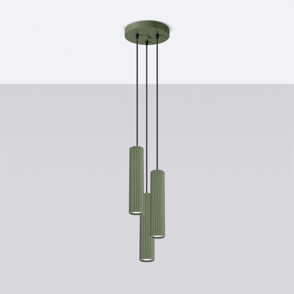 Pendant Lamp Karbon 3p Beige - Image 2