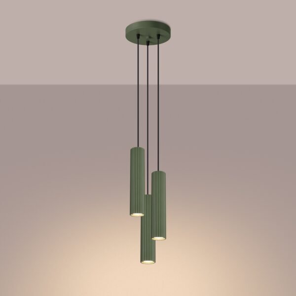 Pendant Lamp Karbon 3p Beige - Image 3