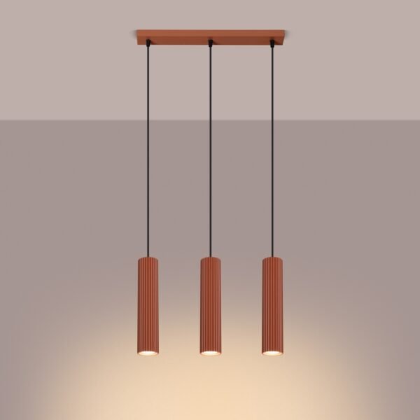 Pendant Lamp Karbon 3p Beige - Image 3