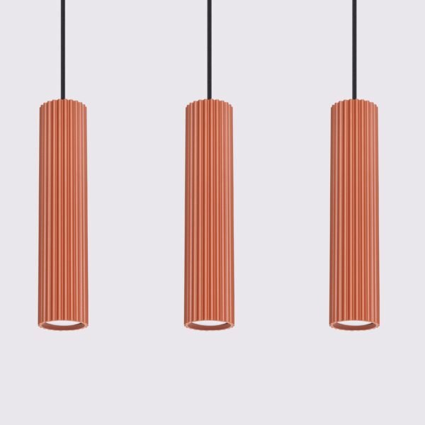 Pendant Lamp Karbon 3p Beige - Image 4