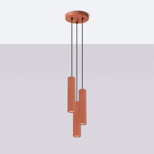 Pendant Lamp Karbon 3p Beige - Image 2