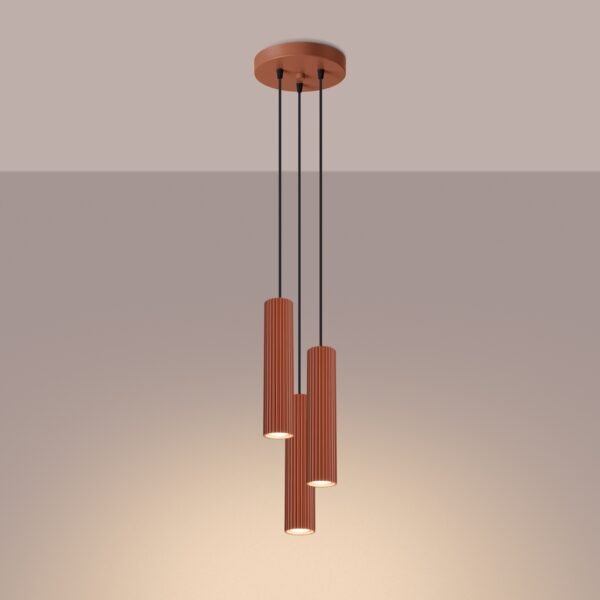 Pendant Lamp Karbon 3p Beige - Image 3