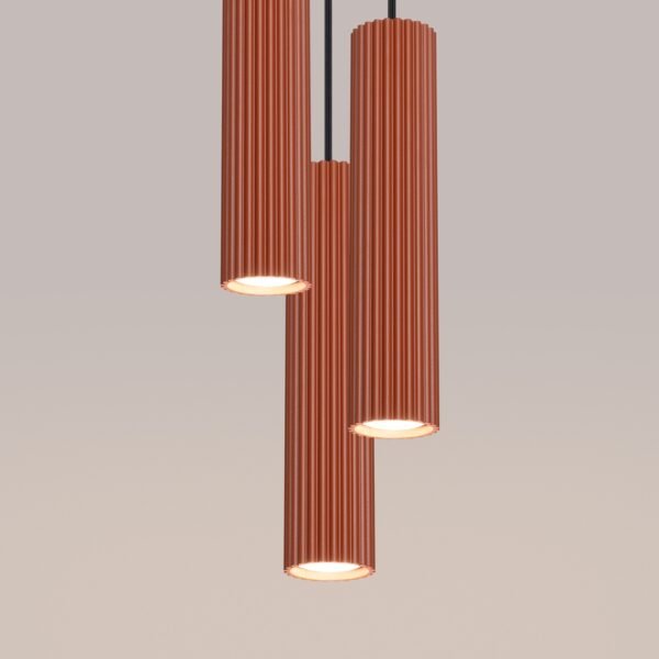 Pendant Lamp Karbon 3p Beige - Image 5
