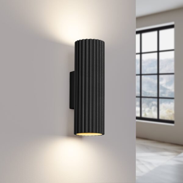 Wall Lamp Karbon Black Double Wall Lights Modern Designer Lights
