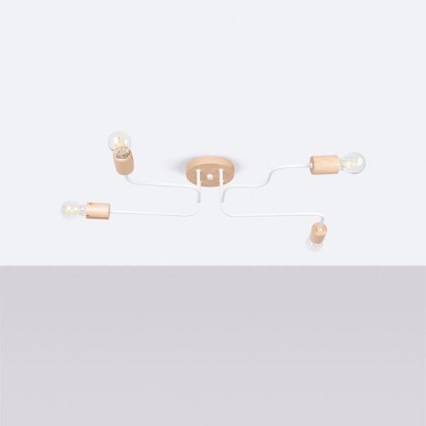 Pendant Lamp Karbon 3p Beige - Image 2