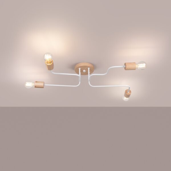 Pendant Lamp Karbon 3p Beige - Image 3