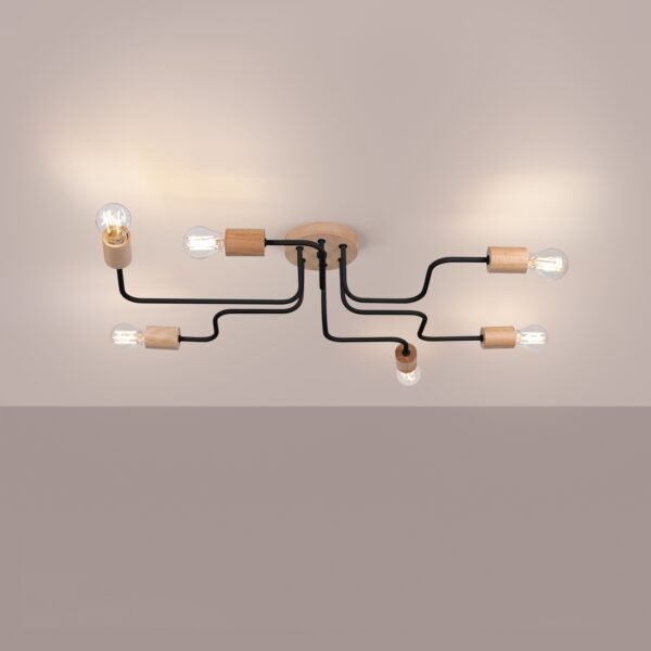Pendant Lamp Karbon 3p Beige - Image 3